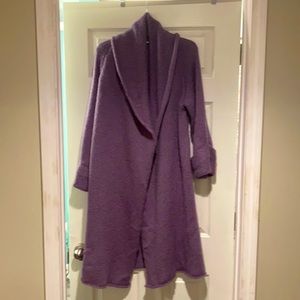 Soft Surroundings Mohair Duster Sweater Coat  Medium